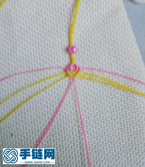 龍葵四股辮尾扣
