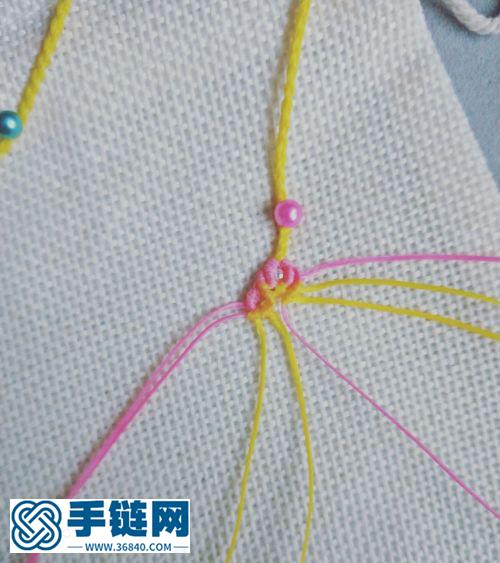 龍葵四股辮尾扣