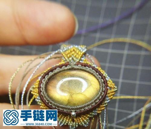 外圈加循環(huán)花紋方法