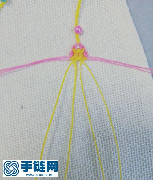 龍葵四股辮尾扣