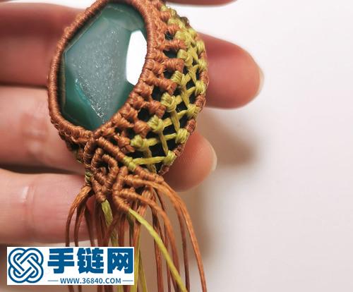 macrame包石頭拼色法