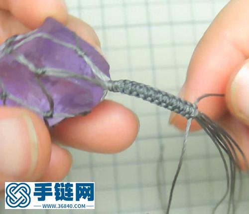 包不規則的石頭網兜教程