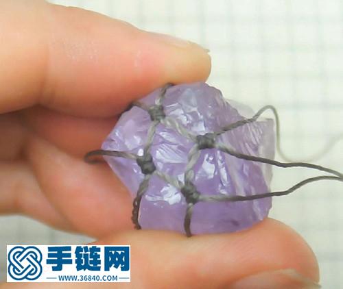 包不規則的石頭網兜教程