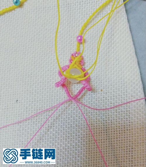 龍葵四股辮尾扣