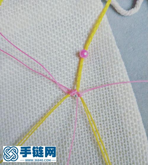 龍葵四股辮尾扣
