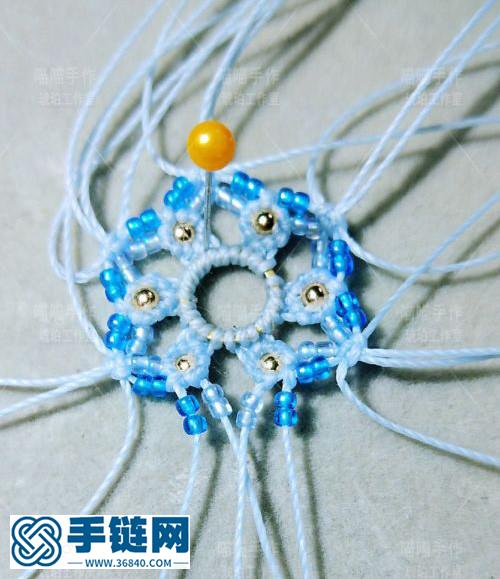 小清新雪花掛飾