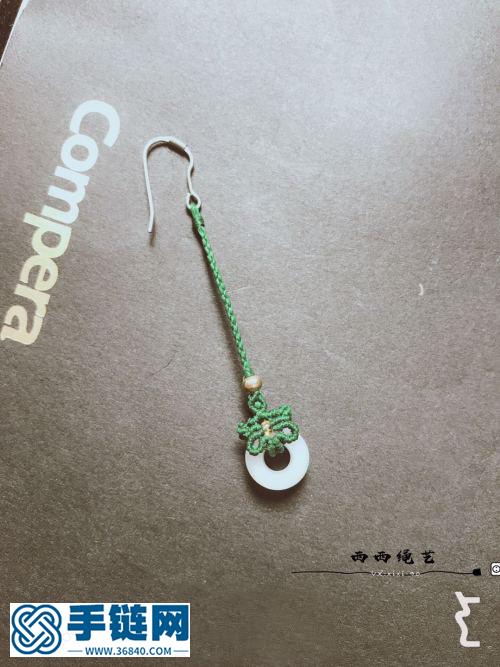 甜甜圈耳墜