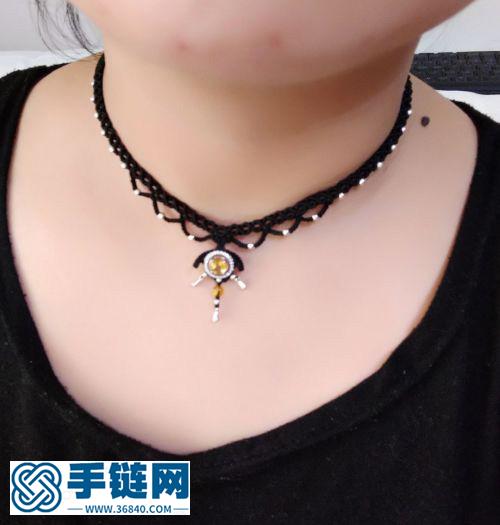 蕾絲鎖骨鏈
