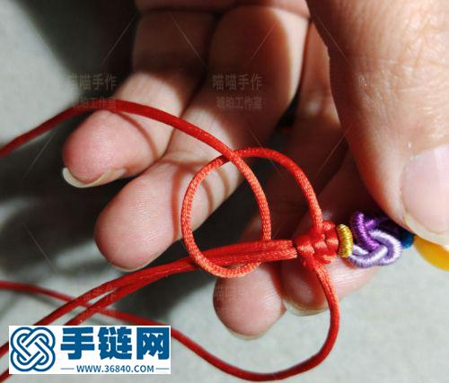 蜜蠟平安扣手繩
