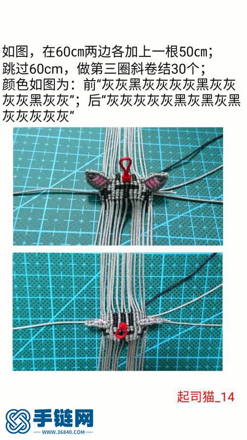 【原創】起司貓（正反斜卷結）