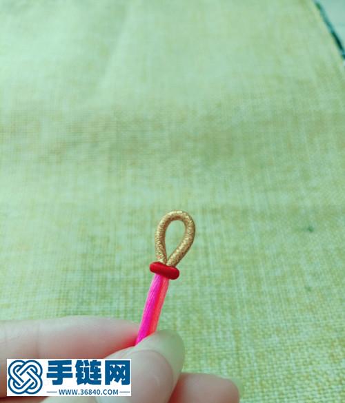 無痕雙圈紐扣結