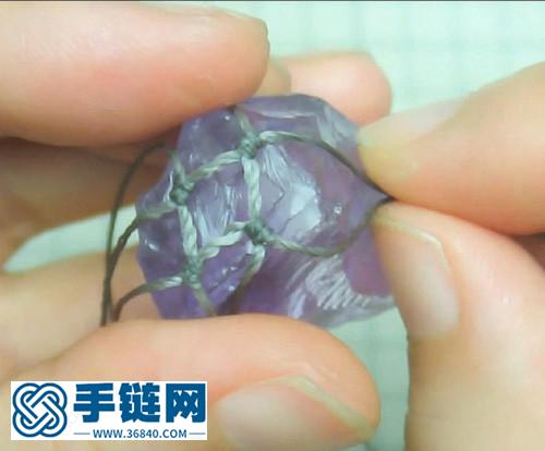 包不規則的石頭網兜教程