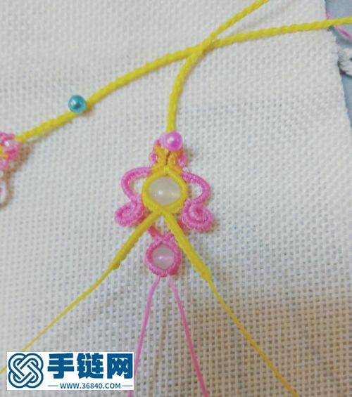 龍葵四股辮尾扣