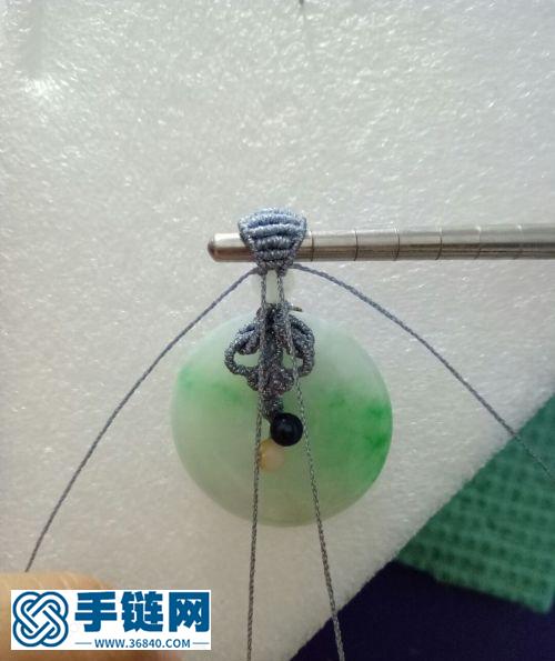 原創翠心翡翠平安扣扣頭