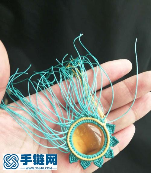 葵花吊墜（可以轉(zhuǎn)動(dòng)的）