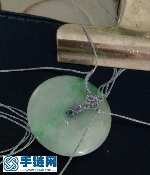 原創翠心翡翠平安扣扣頭