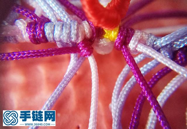 花朵粽子教程