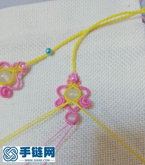 龍葵四股辮尾扣