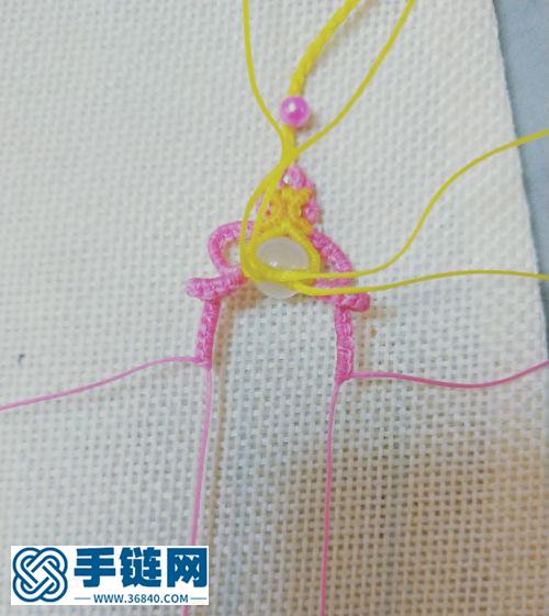 龍葵四股辮尾扣