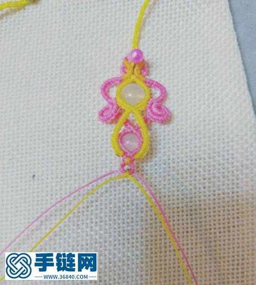 龍葵四股辮尾扣