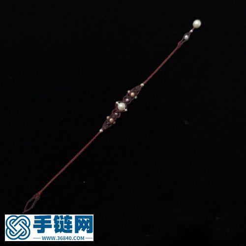 秀氣的單珠手鏈教程