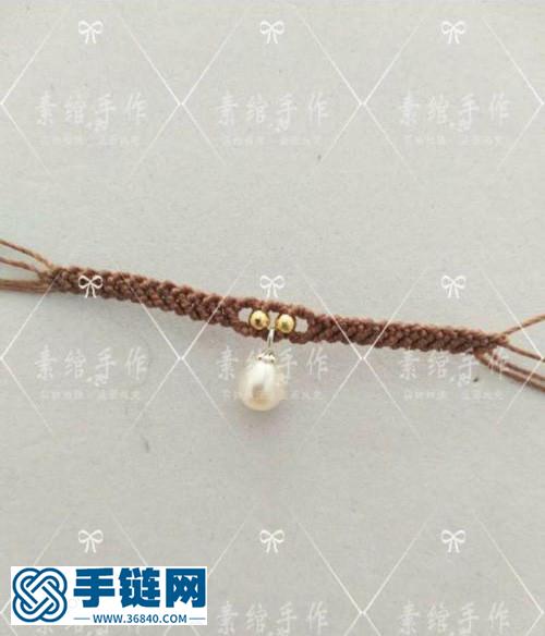 仿外網(wǎng)的一款簡單的珍珠戒指