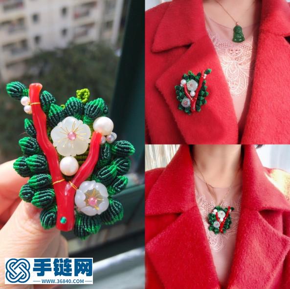 原創(chuàng)『花顏』胸針吊墜兩用教程（上）