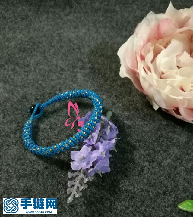 簡(jiǎn)單閃亮的立體手鏈