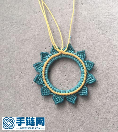 葵花吊墜（可以轉(zhuǎn)動(dòng)的）