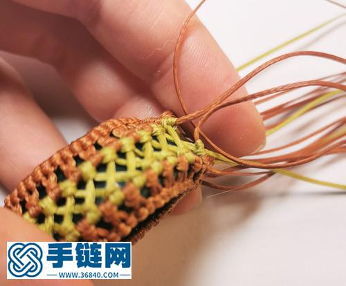 macrame包石頭拼色法