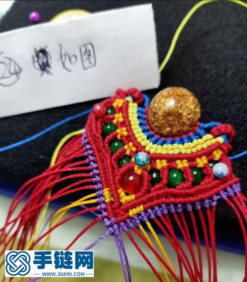 復式鳳冠花嫁編織教程，民族風花嫁
