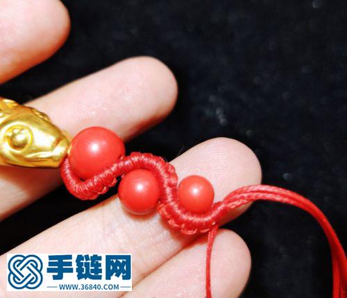 富貴魚~波浪形手繩