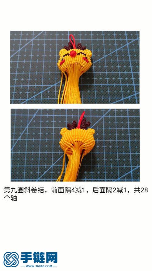 原創(chuàng)圣誕紅鼻子魯?shù)婪?立體斜卷結(jié))