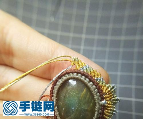 外圈加循環(huán)花紋方法