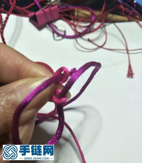 一款簡單百搭的朱砂平安扣項鏈繩