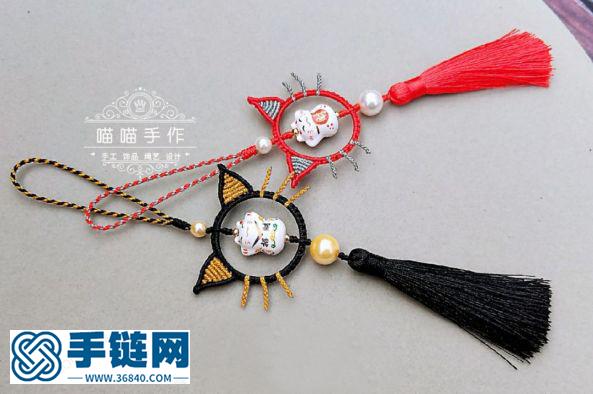 招財貓小掛飾