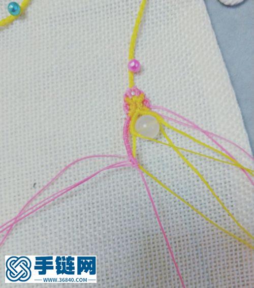 龍葵四股辮尾扣