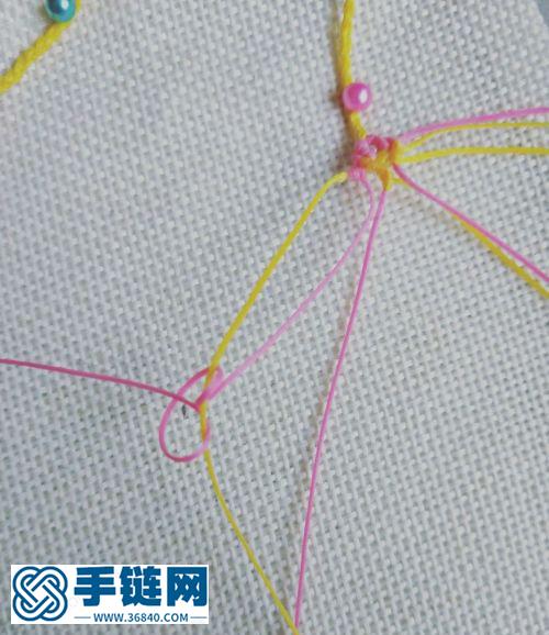 龍葵四股辮尾扣