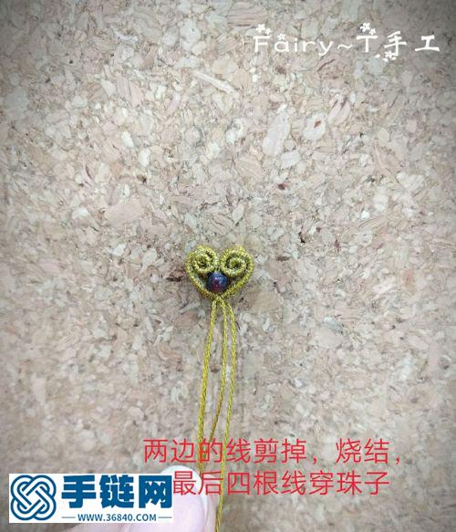 簡約可愛的雙面愛心扣頭