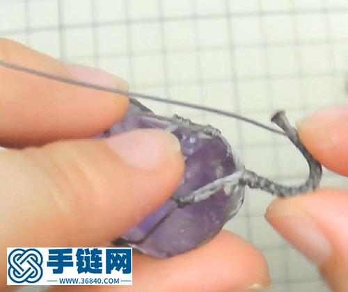 包不規則的石頭網兜教程