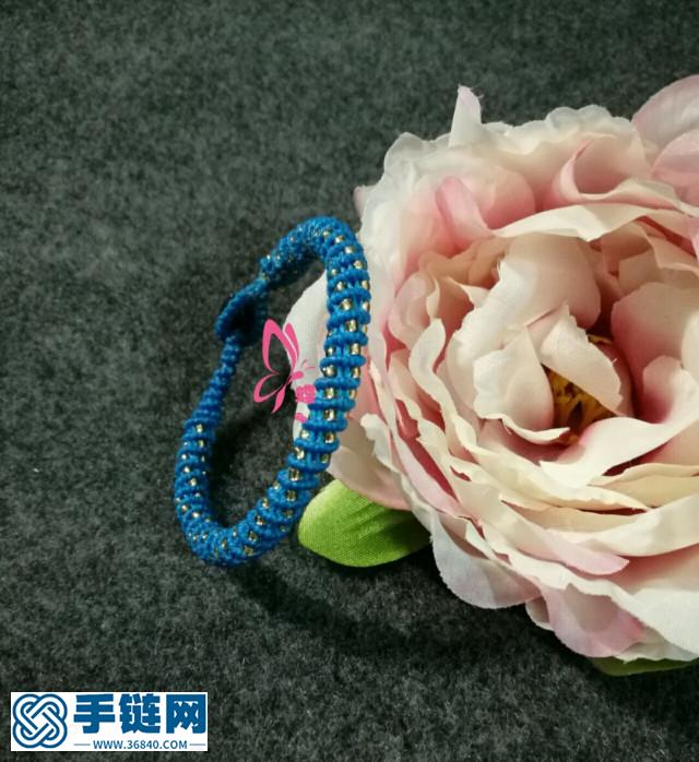 簡(jiǎn)單閃亮的立體手鏈