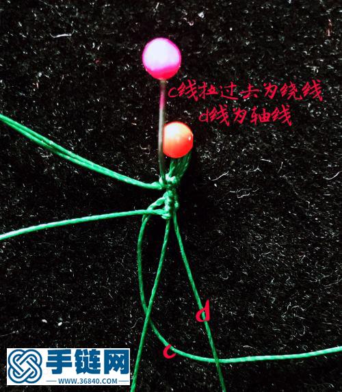 甜甜圈耳墜