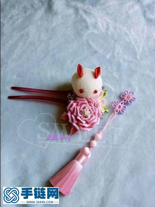桃花朵朵開少女心手鏈