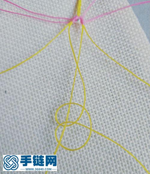 龍葵四股辮尾扣