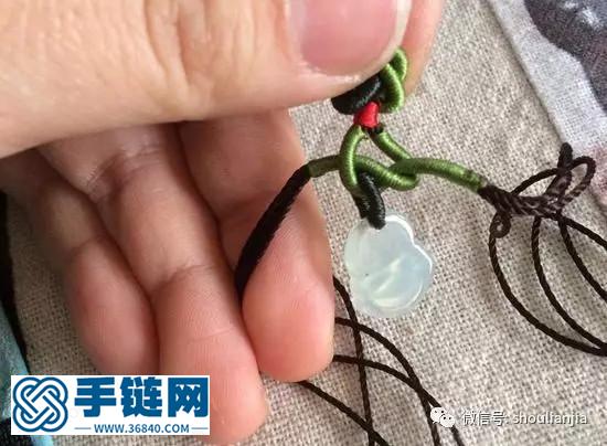 同心結手鏈編法