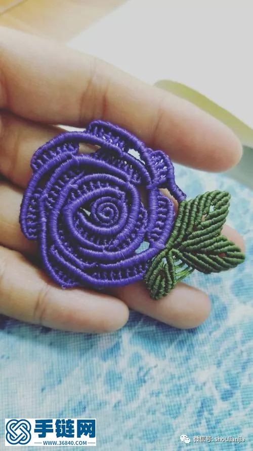 macrame Rose 玫瑰同款視頻教程