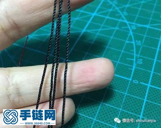 八股辮彩虹手鏈