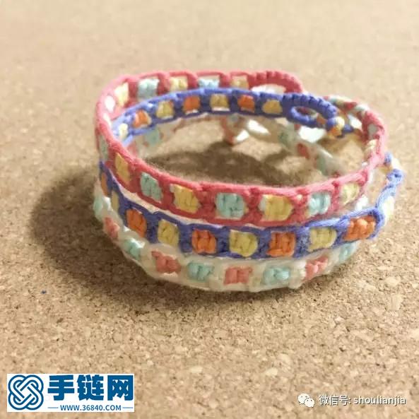 森系平結祈福手環