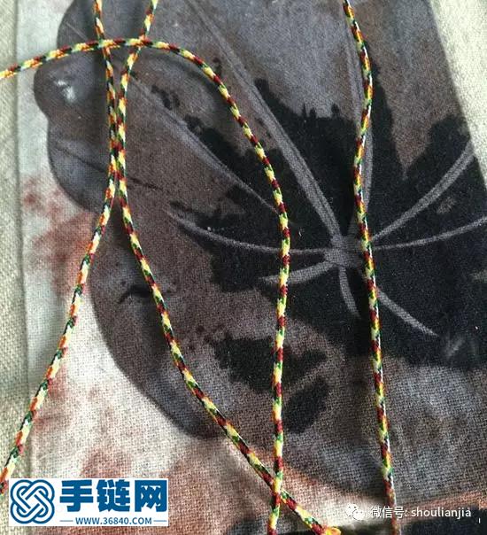 中國結之五彩六字真言手鏈