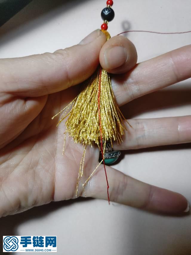 挑字流蘇小掃把金掃帚